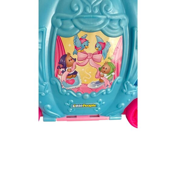 Little People Disney Princess Cinderella's Dancing Carriage playset 12” - Picture 8 of 15